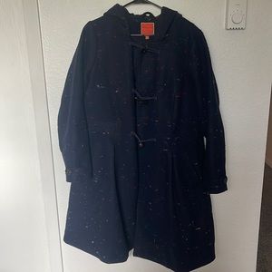 ModCloth hooded wool pea coat